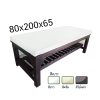 เตียงสปาไทย ขนาด 80x200x65 เลือกเบาะ เลือกสีได้